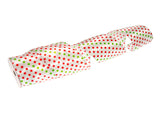 4" X 10 YD Red & Green Polka Dot Ribbon Set of 2