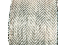 2.5" X 10 YD Grey Chevron Ribbon Set Of 3