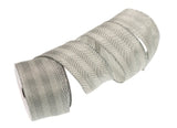 2.5" X 10 YD Grey Chevron Ribbon Set Of 3