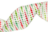 2.5" X 10 YD Polka Dots Ribbon Set Of 3