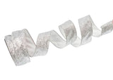 Juego de 3 cintas plateadas con purpurina de 1,5" x 10 yardas