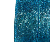 1.5" X 10YD Turquoise Glitter Ribbon Set Of 3