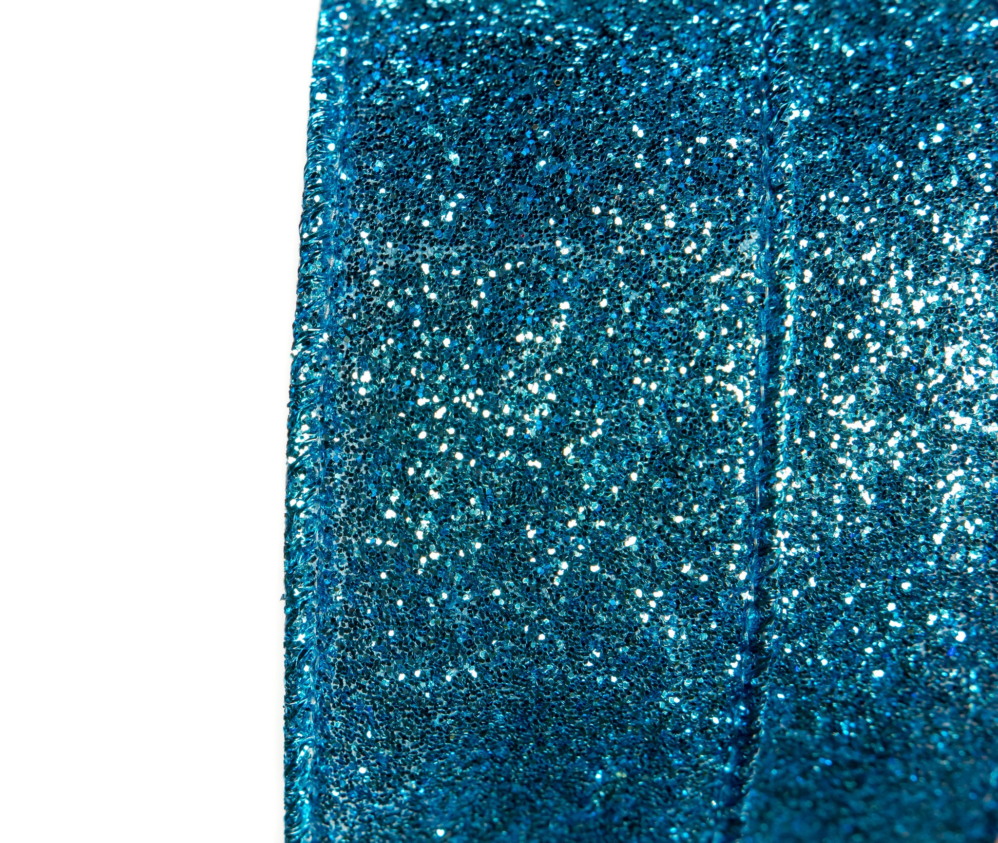 1.5" X 10YD Turquoise Glitter Ribbon Set Of 3