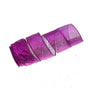 2.5" X 10 YD Purple Glitter Ribbon Set Of 3