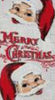 Cinta de 4" X 10YD con Papá Noel y Feliz Navidad