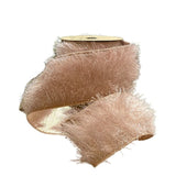 Cinta con flecos rosa de 4 "X 10YD