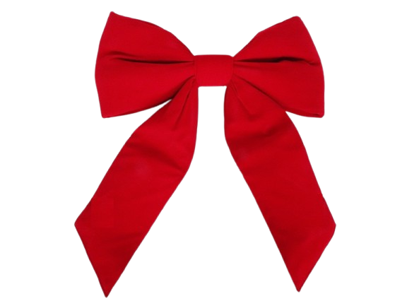 32" Red Bow