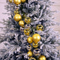 6 FT Silver & Gold Ball Garland