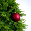 5" Glitter Ball Ornament Set Of 12