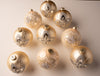 Adornos de bola de joyas de marfil de 5" (12.7 cm), paquete surtido de 9 unidades