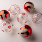 5" Peppermint Assorted Ornament Set Of 9