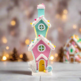 22" Pastel Candy Tiered House