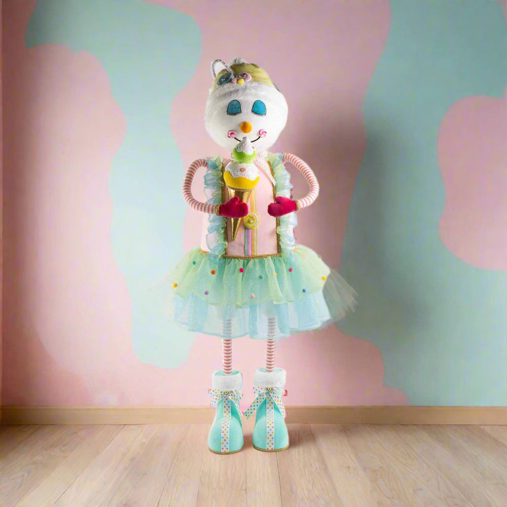 4 FT Snow Princess With Ice Cream