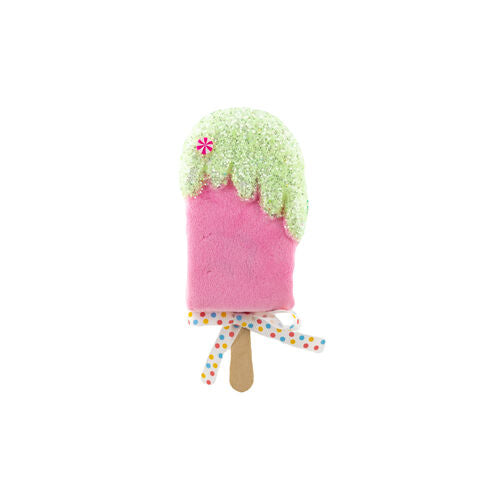 Juego de 6 helados rosa y verde de 6"