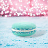 Juego de 6 macarrones azul pastel de 4"