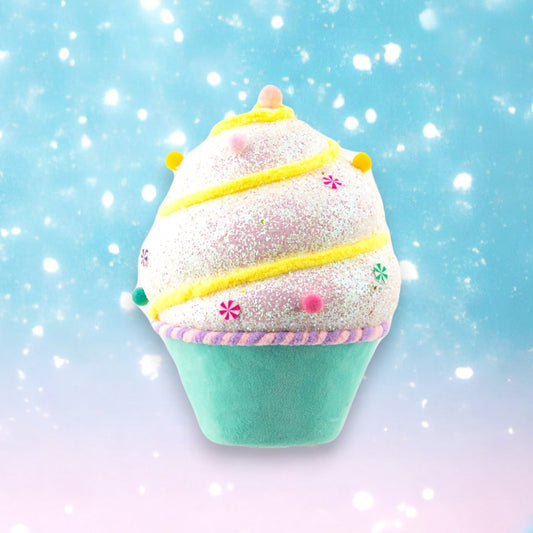 10" Pastel Blue Candy Cupcake