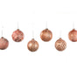 4" Pink Decorative Ball Set Of 12