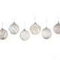 4" Crystal Decorative Ornaments Assorted Set Of 12