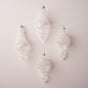 6" Winter Frost Assorted Finial Set Of 12