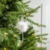 6" Feathered Ballerina Ornament Set Of 6