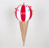 26" Red & White Jumbo Ice Cream Ornament