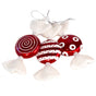 7" Flat Candy Ornament Set Of 6