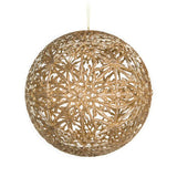 8" Champagne Snowflake Ornament Set Of 2