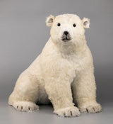 19" White Sitting Polar Bear