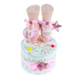 9" Pink Glitter Ballerina Shoes