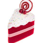 6" Red Cake With Sprinkles Set Of 6