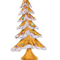 17" Brown Flocked Candy Tree