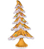 Árbol de caramelo flocado marrón de 26"