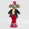 2 FT Circus Elephant Showman Standing On Platform