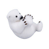 7" Polar Bear Playing With Foot