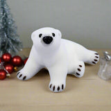 Oso polar echado de 8"