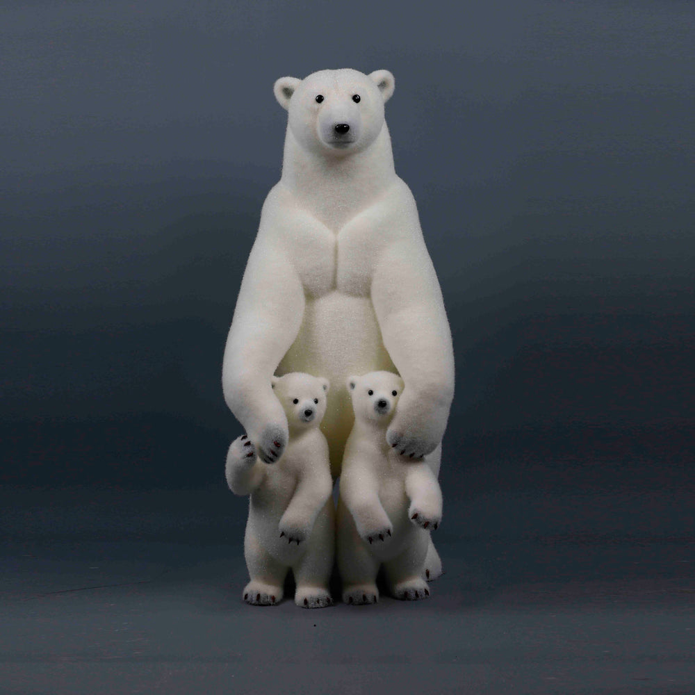 3 FT Momma Bear Standing With Cubs