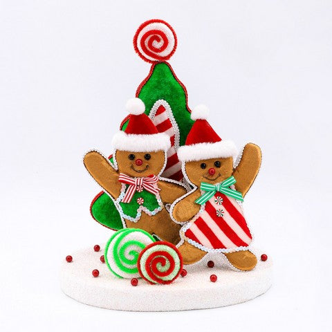 15" Gingerbread Girl & Boy