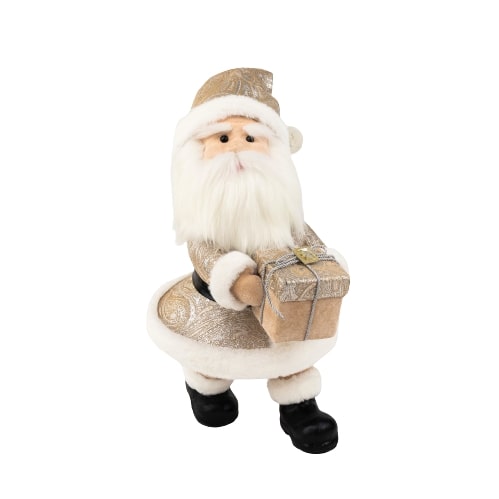 Papá Noel champán de 22" con caja de regalo