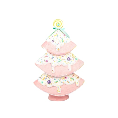 25" Pastel Pink Candy Tree With Sprinkles