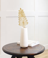 21" Gold Fern Leaf Pick Set Of 12