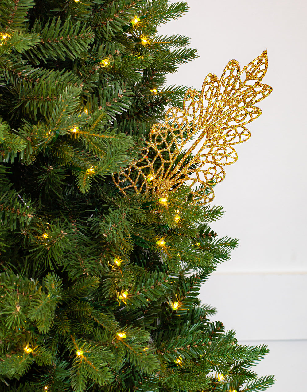 21" Gold Fern Leaf Pick Set Of 12