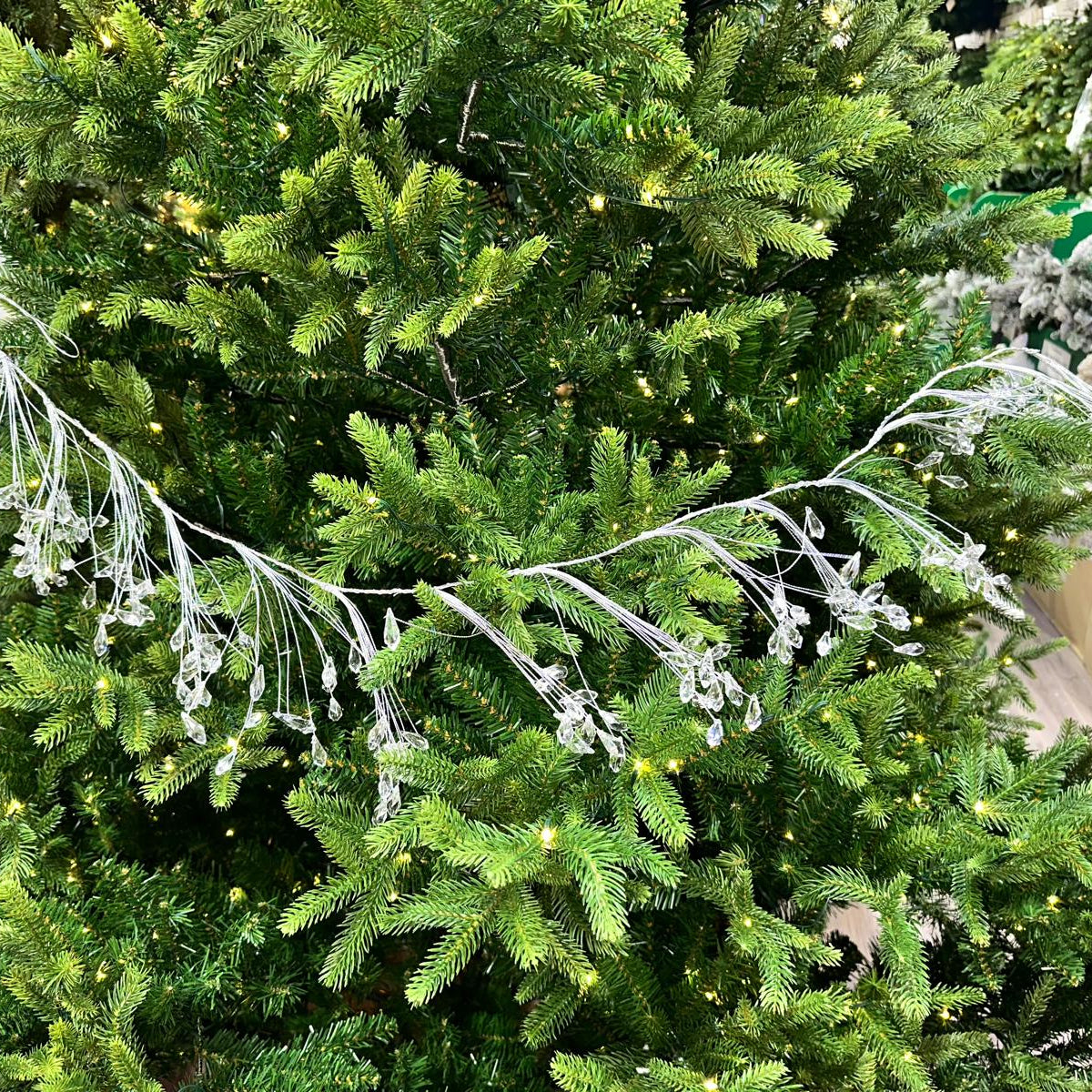 4 FT Clear Beaded Garland