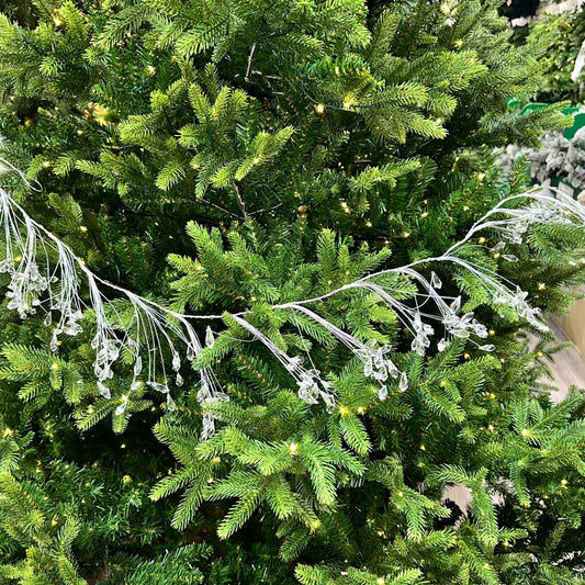 4 FT Clear Beaded Garland