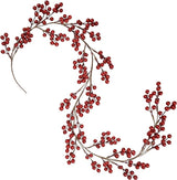 4 FT Red Berry Garland
