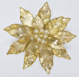 10" Poinsettia Clip Set Of 6