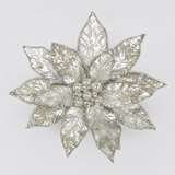 10" Poinsettia Clip Set Of 6