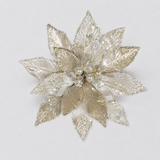 10" Poinsettia Clip Set Of 6