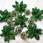 Green Opulence Ornament & Flower Bundle