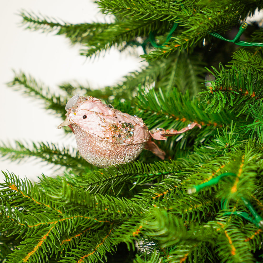 6" Jeweled Bird Clip Set Of 6