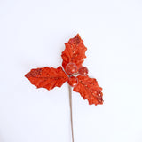 10" Red Holly Berry Pick Set Of 6